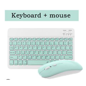 Ultra-slim wireless rechargeable mouse and keyboard 