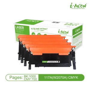 i-AICON Compatible Laser Toner Cartridge Multipack - Black, Cyan, Magenta, and Yellow