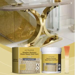 Environmentally friendly water-based gold paint