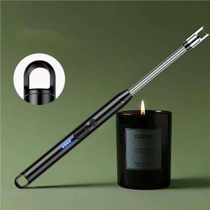 USB Rechargeable Pulse Ignition Tool - Windproof Flameless Ignition Stick with Flexible Hose for Kitchen Stoves Home Use Outdoor Camping