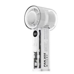 AD  Classic Handheld USB Rechargeable Fan - Multicolour 