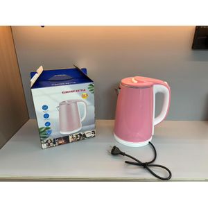 2.3L Quality Electric Kettle - Pink/White 