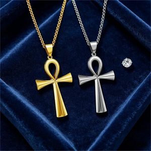 ASCENT Classic Cross Design Couple Necklace Set-Bowknot Cross Couple Necklace,Romantic Ribbon Cross Pendant, Valentine Gift for Men Women