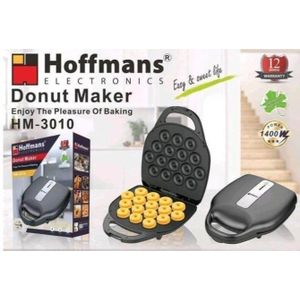 16 slots-Hoffmans Donut maker non stick coated plates.