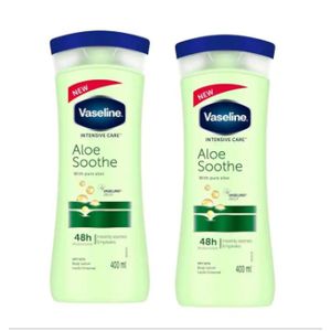 Vaseline Intensive Care Aloe Smooth lotion - 400ml x2