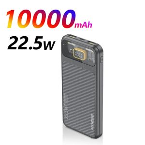 FOOMEE 22.5W Fast Charging Power Bank 10000mAh, Ultra Slim Portable Charger with LED Display, Dual USB & Type-C Output for Phone, iPhone, Samsung, iPad