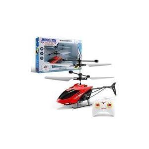 Inductive Remote Control Helicopt er Collision Charge - Red
