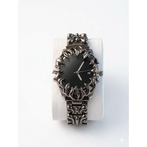 Gothic Thorn Gunmetal Watch - Black