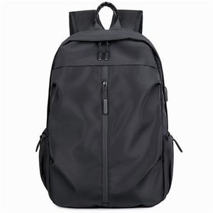 Universal Simple Water Resistant Daily Backpack, Lightweight Student Laptop Bag