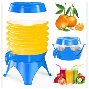 A & Shine 7. 5 Litres Plastic Beverage Dispenser - Blue 