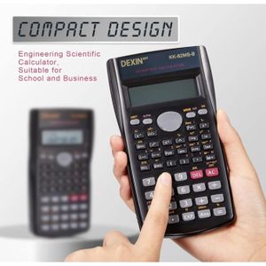 Multifunctional scientific calculator with cover - practical electronic calculator for school and office