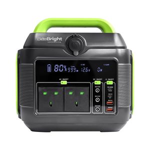 BeeBright Solar Generator 576Wh/600W Fuelfree Portable Power Station LiFePO4 BP009