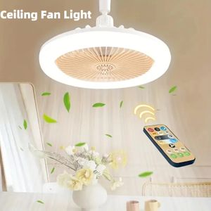 Modern 3-Speed ​​LED 30W Flush Mount Ceiling Fan with Remote Control
