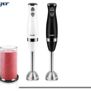Two Speed Electric Hand Blender - Black/White