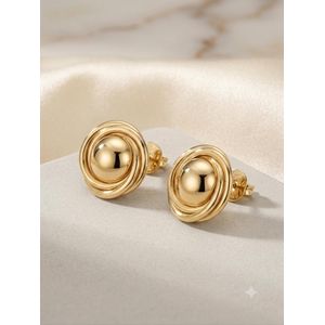 Swirl Ball Earring Stud