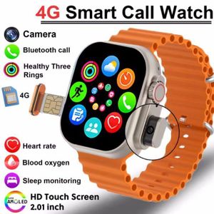Bw9 Pro Online Edition Camera Smartwatch with sim - Multicolor