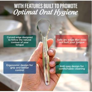 Stainless Steel Tongue Scraper