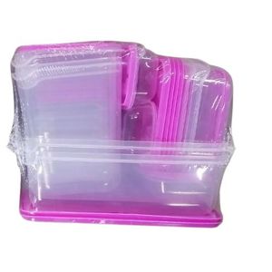 Quality 17 Pieces Sets Of Storage Bowls - Pink 