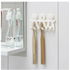AD 1pc Toothbrush Holder Hook - White 