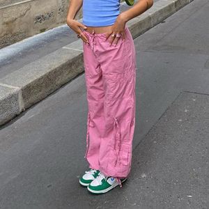 Y2K Cute Low Waisted Flare Trousers Jeans Vintage Aesthetic Cargo Pants  Slim Pockets Harajuku Joggers 90s Streetwear at  Women's Jeans store