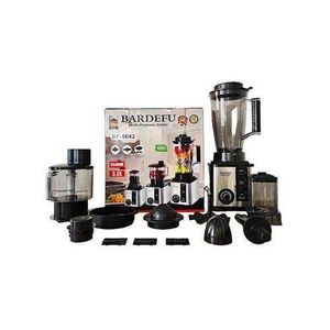 BARDEFU NICE 6 in 1 Multi-Purpose Blender - 9500W - 3.0L - Silver / Black