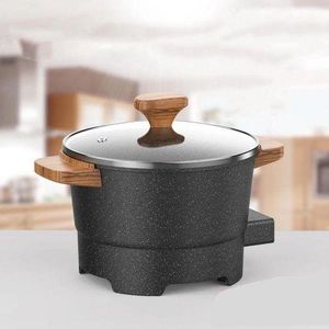 Multipurpose Electric Cooking Pot - 3L Black/Brown