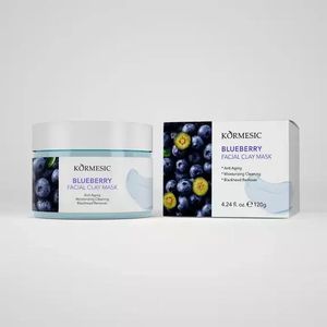 KORMESIC Blueberry Clay Mask - Deep Cleansing & Oil Control Face Mask for All Skin Types 4.24 fl. oz