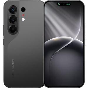 TECNO Camon 50 – 6.78" 144Hz AMOLED Curved Display – 50MP OIS Triple Camera – 256GB Storage – 8GB RAM – 6150mAh – Black
