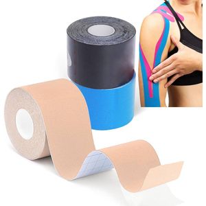 Kinesiology Tape  Kinesio 5 m x 5 cm, Waterproof Sports Tape, Breathable Kinesiology Tape and 7 Days Adhesion, Elastic Trans Tape, Physiotherapy Strips