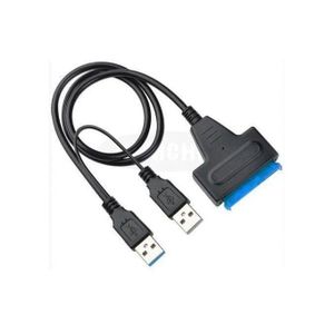 USB 3.0 to SATA Hard Drive Adapter Cable – SSD Converter - Black
