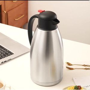 Premium Double wall Stainless Steel Vacuum Flask Jug/Thermal Flask 3litres - SILVER