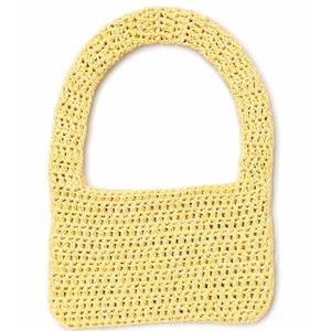Crochet Shoulder Bag - Yellow