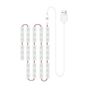 Mirror LED Accent Lighting Strips/USB Interface/Dimming Function with No Limit/14 Groups