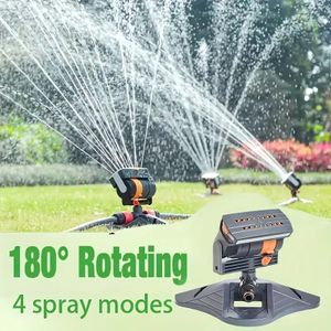 16-hole automatic oscillating sprinkler, easy to install, suitable for lawn and garden watering