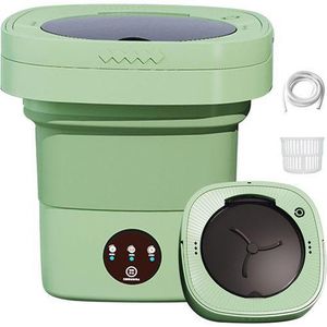 Foldable and Portable Washing Machine,Foldable Portable Washing Machine,6L- 8L Compact Mini Washer for Baby Clothes, Underwear, Laundry, Apartment, Dorms, RV, Travel & Camping/MULTICOLOURS