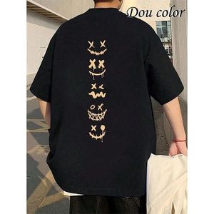 Dou-color Dou-color' Men's Fashion Thick Hip Hop T-shirt -Black - Black - EU XL
