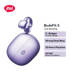 Itel TWS BudsFit 5 Earbuds C-Bridge Design-IEW-55-Starry Purple