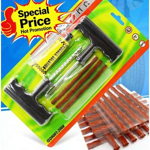 6-Piece Tire Repair Tool Kit - Emergency Tire Patching Set for Cars, Motorcycles & Electric Vehicles
