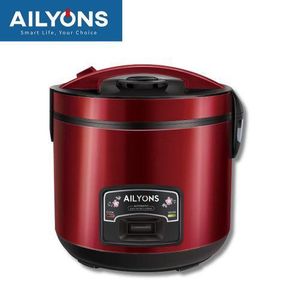  3 in 1 Automatic Electric Deluxe Rice Cooker - 2.2L - Red