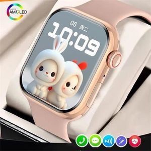 Full Touch Screen Smart Bluetooth Call Smartwatch - For Android and iOS - Pink