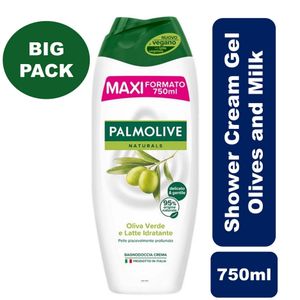 Palmolive Bath & Shower Cream Gel Olives and Milk - 750 ml