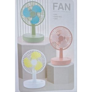 Portable Turbo Handheld Fan – Mini Fan- Rechargeable Mini Cooling Fan with Stand (Pink, Yellow,Blue)