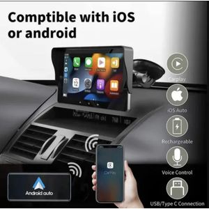 7-inch in-vehicle touchscreen display with reversing camera + memory card (2026 model)