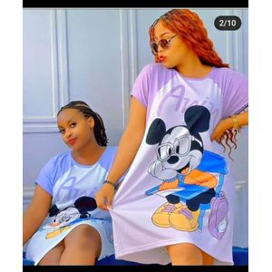 Cozy Collections Cozy Cartoon Women’s Oversized Character Print Nightdress – Soft & Comfortable Sleepwear