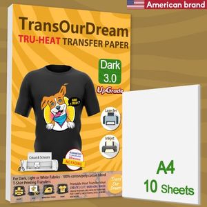 TransOurDream TransOurDream Heat Transfer Paper for Dark T Shirt