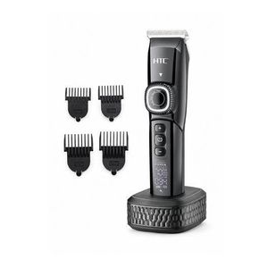 504 2200mAh Professional Cordless Hair Clipper with LCD Display, 5-Speed Control, Adjustable Cutting Length, 180-Minute Runtime & Type-C Charging