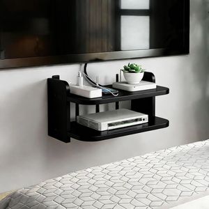 Wall Shelf Organizer, DVD Player Router Stand, TV Stand Console Organizer,Floating shelf - 30CM