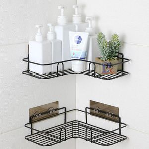 Corner Shower Shelf, Kitchen Storage Rack, Storage Rack - Black