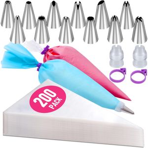 217 Cake Decorating Supplies Kit - White 