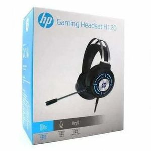 Hp H120 Wired Gaming Headset with Microphone & LED Lights -Black